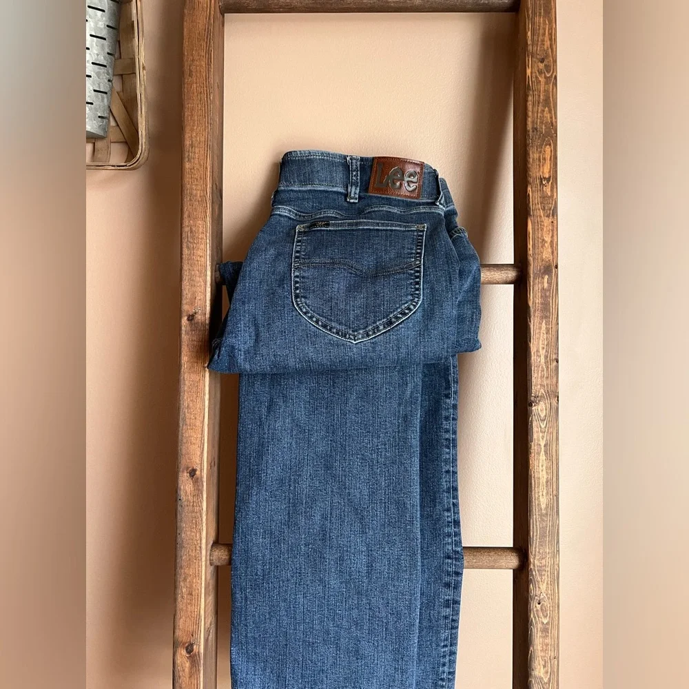 Lee Men's Relaxed Fit Denim Jeans 38x34 - Picture 2 of 4